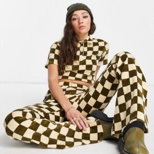 Topshop Checkered Pants